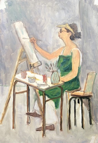 Tableau peinture vintage - tableau,