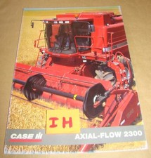 8 pages Brochure CASE IH Axial Flow 2300 no Tracteur Fiat Lanz SFV Fendt Cormick