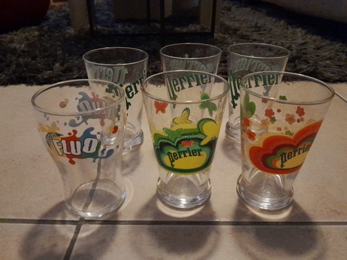Lot verres perrier - lot, de