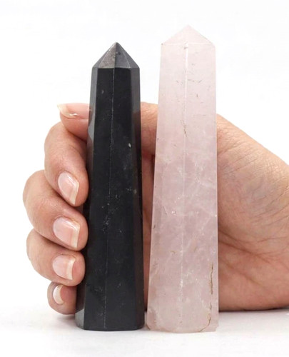 Set obélisques en - obélisques, quartz