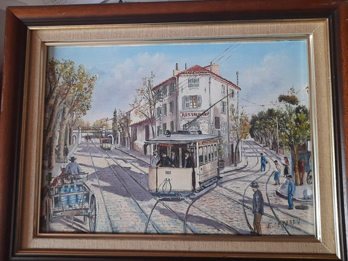 Tableau huile sur - toile, du