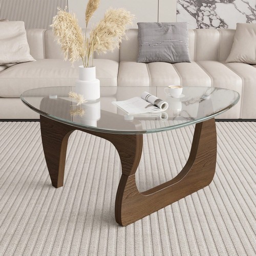 Triangle coffee table - coffee,