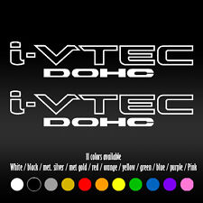 9" IVTEC DOHC VTEC Window Car Honda Si Type Accord Civic FIT Vinyl Decal sticker