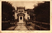 Old postcard AK Saigon Dakao Pagoda Pierre Vietnam Indochina (1344926)