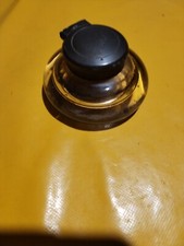 Encrier Verre, Couvercle Etain