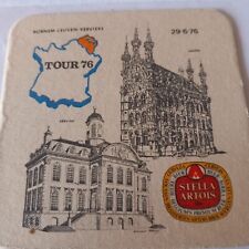 Ancien sous bock bière Stella Artois  TOURS 7676