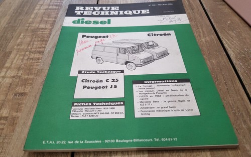 Revue technique peugeot - technique, j5