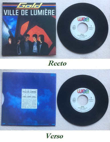 Gold disque 45t vinyl - **,