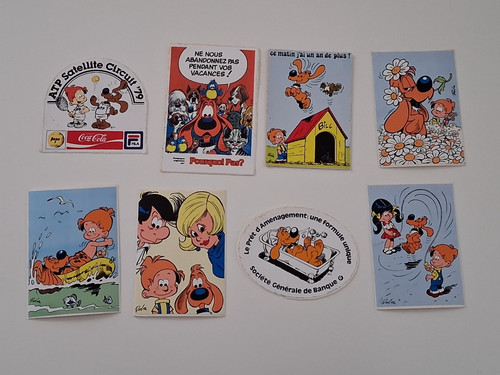 Lot autocollants boule - 8,