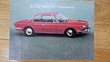 BMW 2000 CS COUPE,FEUILLET