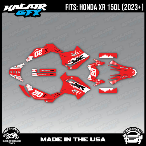 Graphics decal kit for - decal, honda