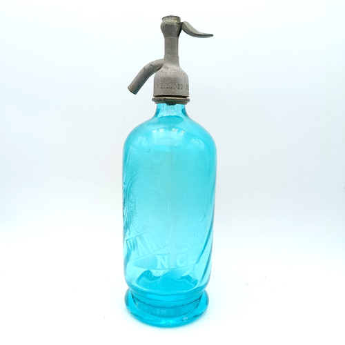 Siphon ancien bleu pour eau - , de