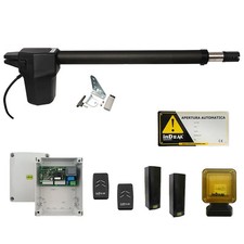Kit motorisation de portail 1 seul vantail gauche INDEM GUN 600 max 5m 350 kg