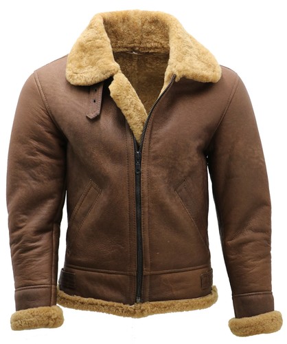 Veste aviateur cuir - aviateur, marron