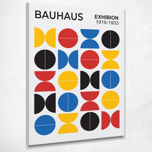 Cadre école bauhaus formes - cadre, d'École