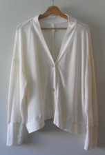 10 Days - Gilet manches longues coton Mesh crème taille M = 38/40