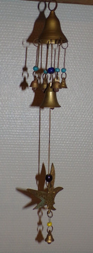 Carillon clochette laiton - clochette, en