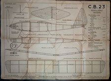 Plan maquette avion planeur