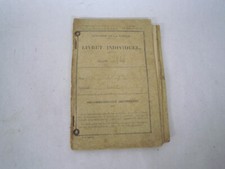 LIVRET MILITAIRE INDIVIDUEL