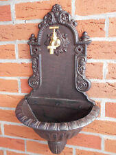 Fontaine Murale 68 CM Fonte Fontaine de Jardin Bac à Évier Raccord