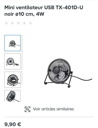 Ventilateur usb - ventilateur,