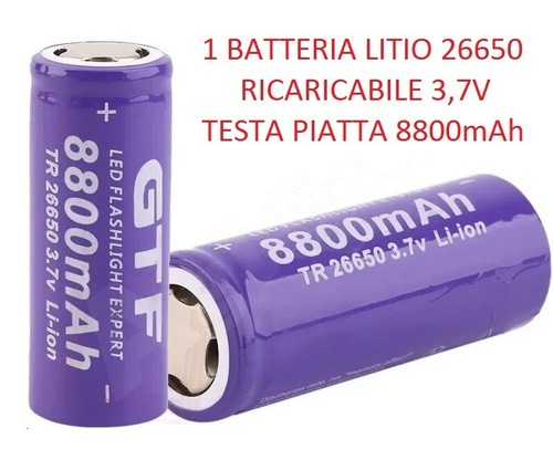 Batterie 26650 lithium - lithium, v