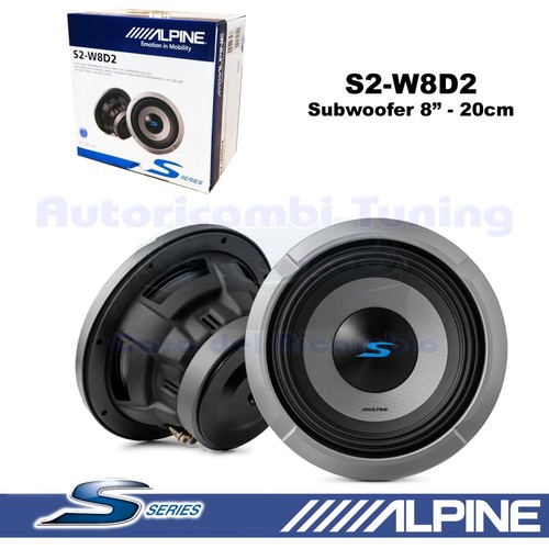 Subwoofer alpine w8d2 - subwoofer, 8"
