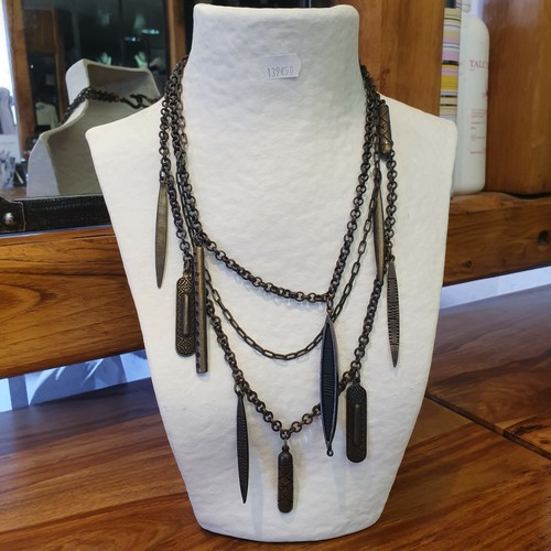 Collier tribu rigaux etain - tribu,