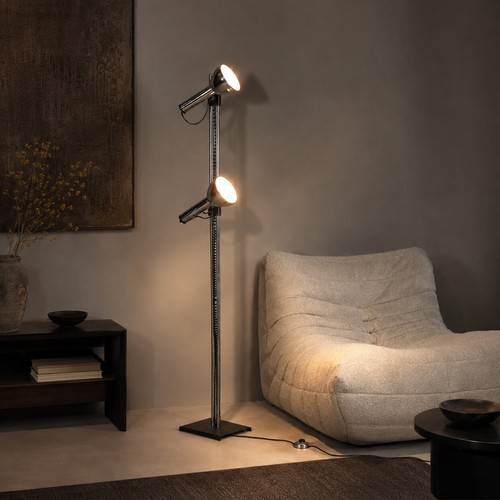 Lampadaire vintage métal - lampadaire,