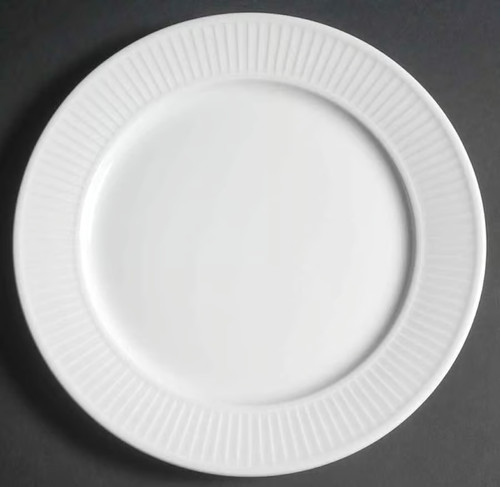 Pillivuyt plisse dinner plate - plisse, dinner-plate