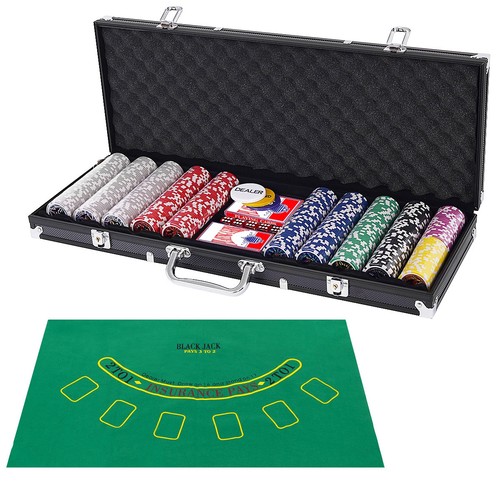 Mallette poker 500 jetons - mallette,