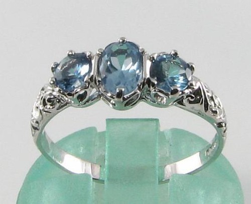 Bague vintage pierres or - 3,