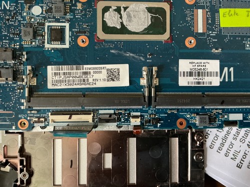 Carte mere elitebook 850 - hp,
