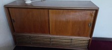 URGENT :Telefunken Tourne-Disque Radio Meuble L1240mm/H850/P420 