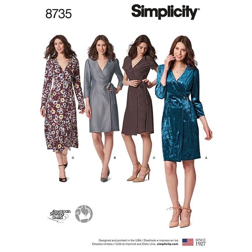 Simplicity 8735 robes femmes - simplicity,