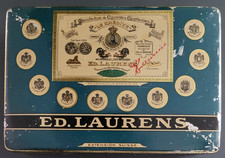 Ancienne boîte de cigarettes en fer - Ed.LAURENS