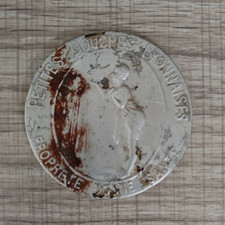 decoration medal advertising plate - small showers Lyonnaises - Art Deco