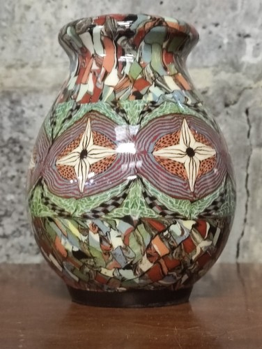 Vase mosaïque céramique - vase,