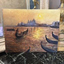 Tableau Huile Sur Carton