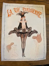 La Vie Parisienne  1916#08 "Les robes diminuent"- L.Vallet "Amour"....Curiosa...