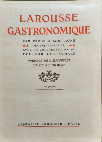 Larousse gastronomique très - larousse,
