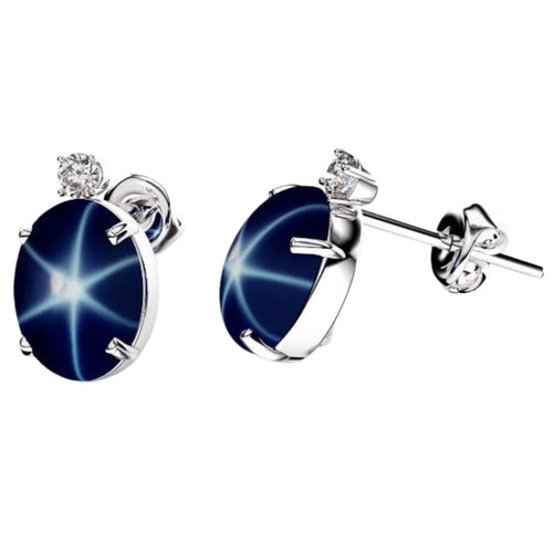Boucle oreille saphir - boucle,