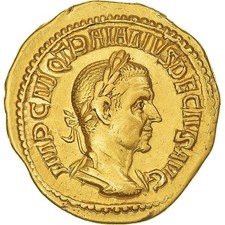 Trajan Dèce, Aureus, 249-251