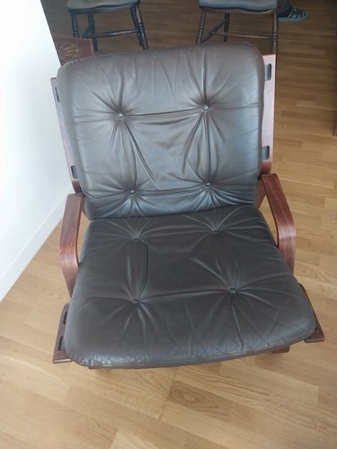 Fauteuil scandinave bois et - fauteuil,