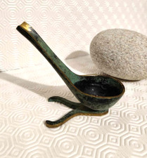 porte pipe vert en bronze