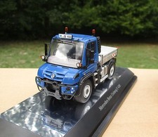 NZG 1/50 MERCEDES-BENZ UNIMOG U 430 4X4 CAMION PLATEAU BLEU 910/20