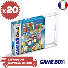 20 Boitiers de Protection Crystal Box Jeux Game Boy Color & Advance 0,3mm Neufs