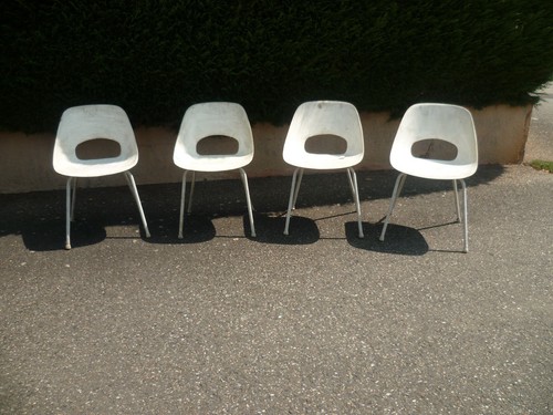 Chaises tulipe pierre - de,