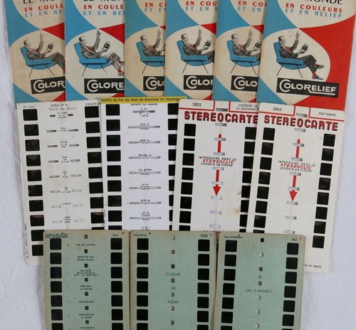 Colorelief lot cartes - lot, 9