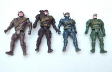 LOT 4 MILITARY ADVENTURER FIGURES WITHOUT ACCESSORIES FIGURE TOY